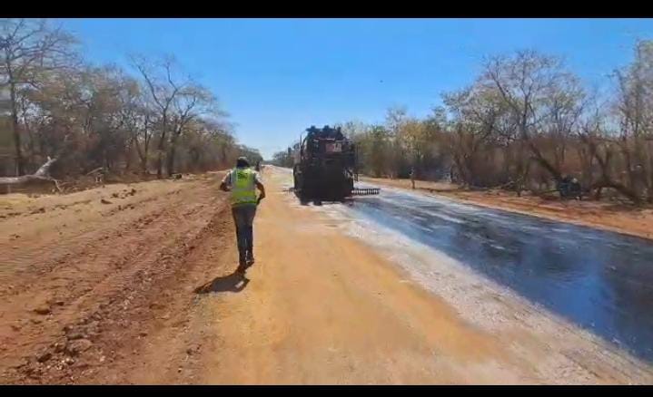 WATCH: Construction of Bulawayo/Victoria Falls Road gains momentum