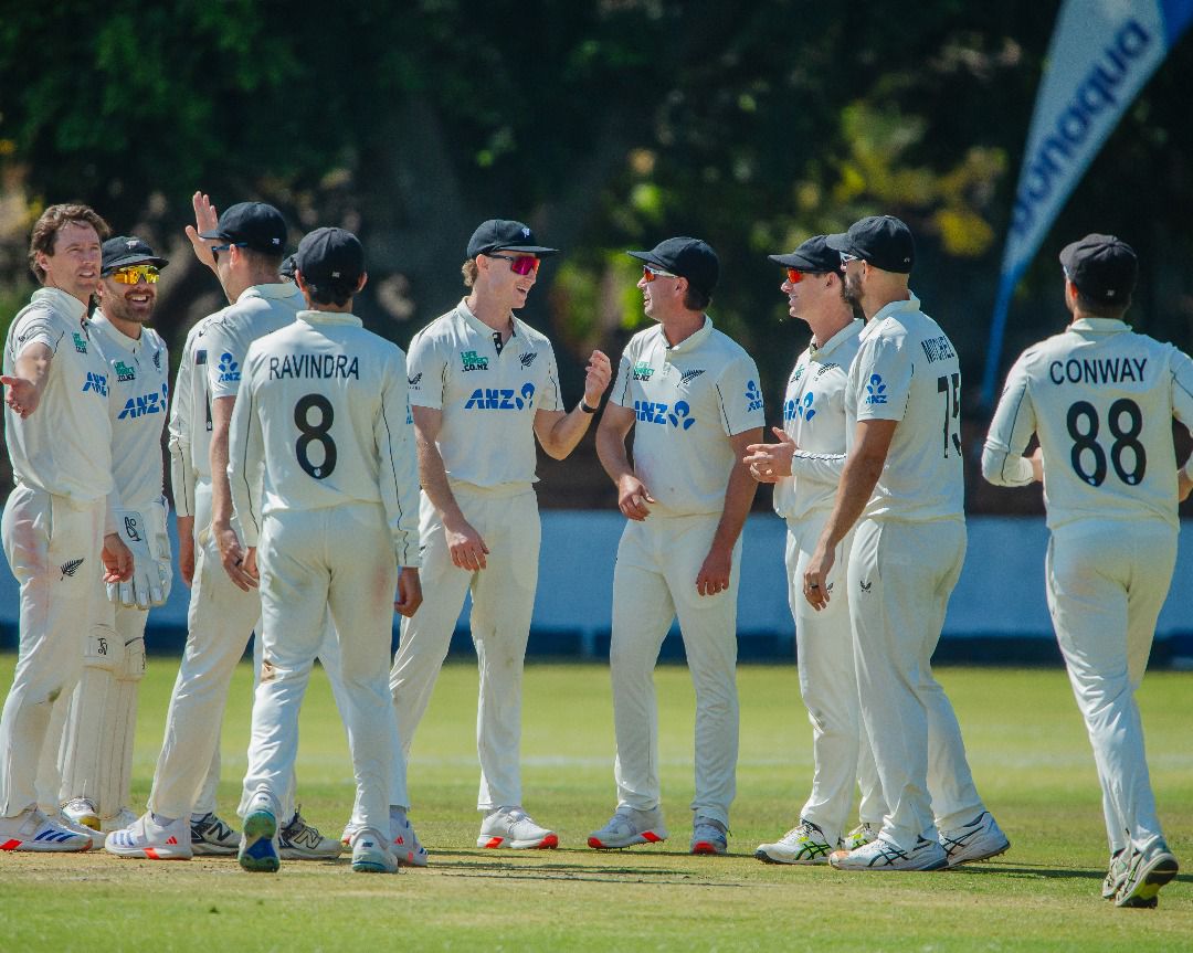 Triple daddy centuries spectacle: Conway, Ravindra, and nicholls lead New Zealand’s charge