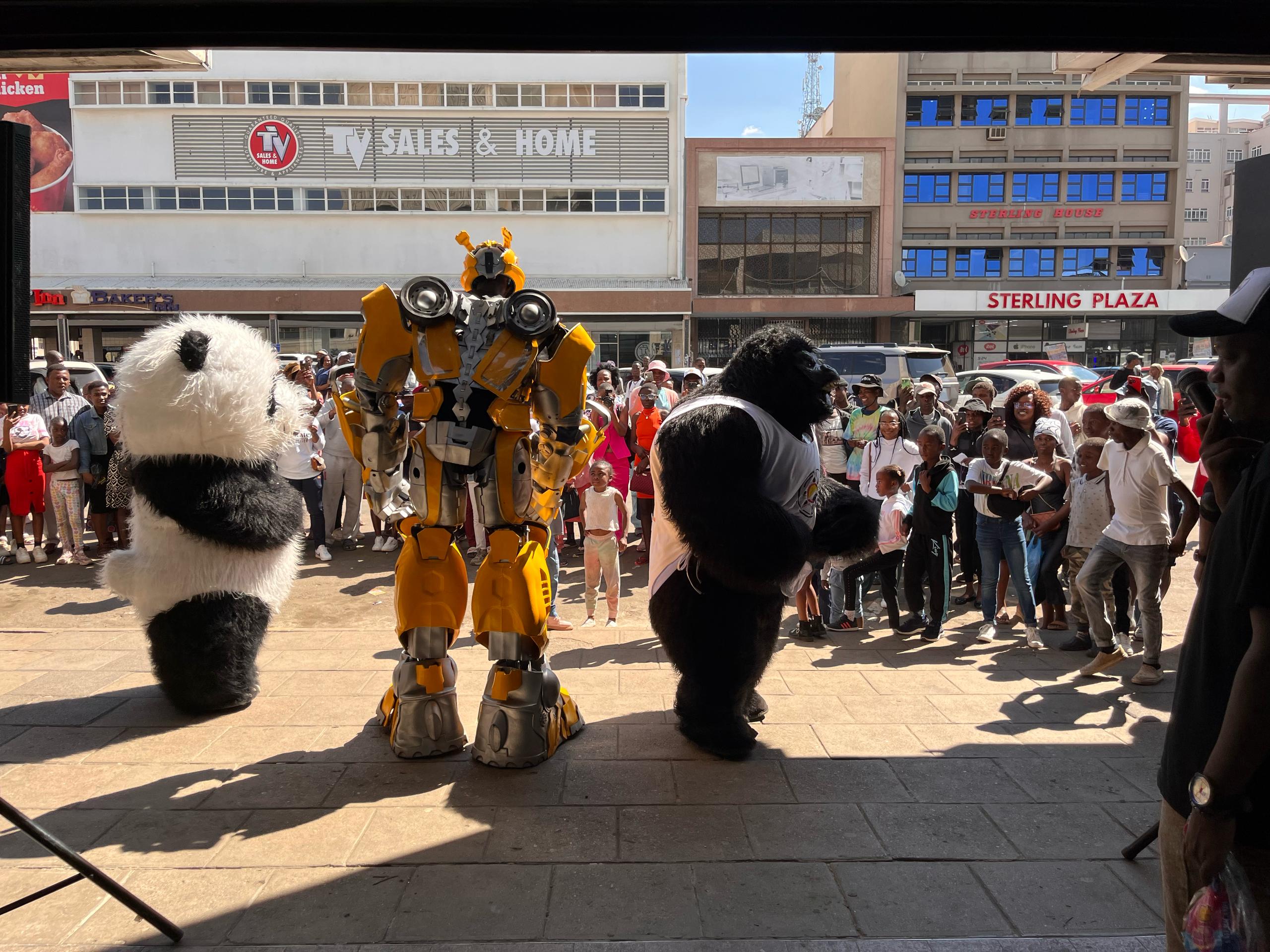 Watch: Bulawayo’s beloved mascots bring extra spark to Heroes Day festivities