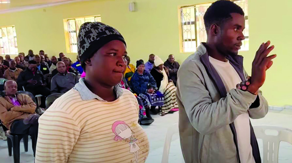 Willard Rudhuwa and Irene Sithole