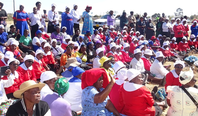 Zimbabwe Council of Churches march from St Mary’s to Seke Road accident scene