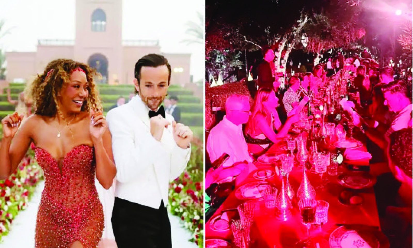 Mel B’s second wedding in Morocco