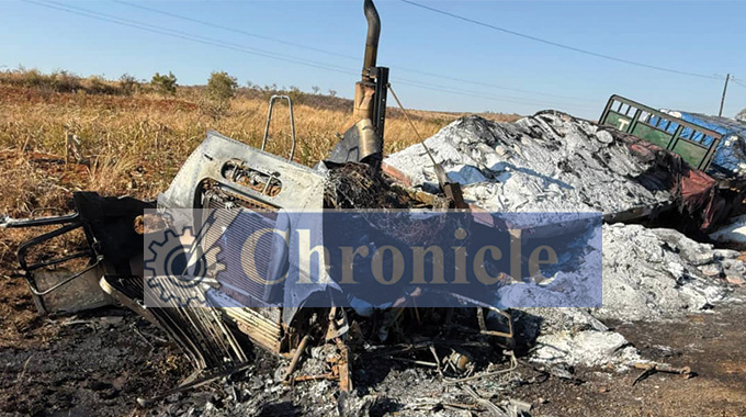 Two killed in Bulawayo-Plumtree road crash involving fuel tanker