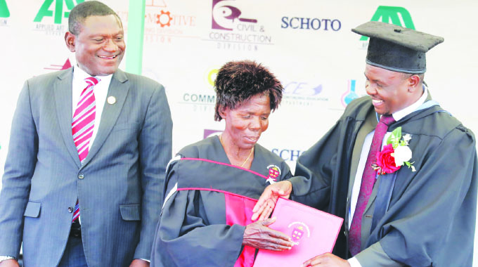 NEVER TOO OLD TO LEARN. . . Bulilima grandmother’s inspiring graduation story