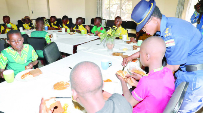 First Lady takes empowerment to boys’ camp at Matopo National Parks