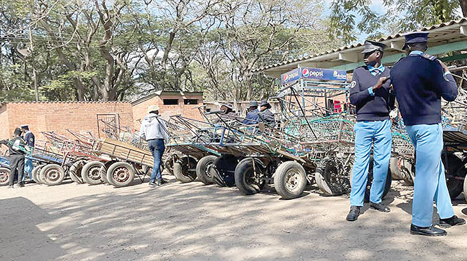 PUSHCART PAYBACK: Trio broom-beats man in city centre