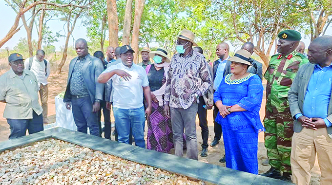 Vice President Mohadi visits St Mary’s Cemetery, Mulungushi