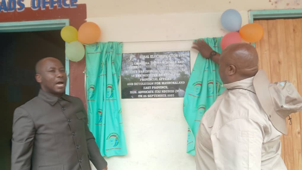 REA lights up schools, business centres in Chikomba