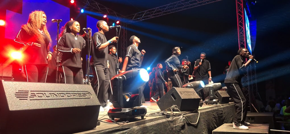 Afri Praise performs at Dorcas Moyo album launch