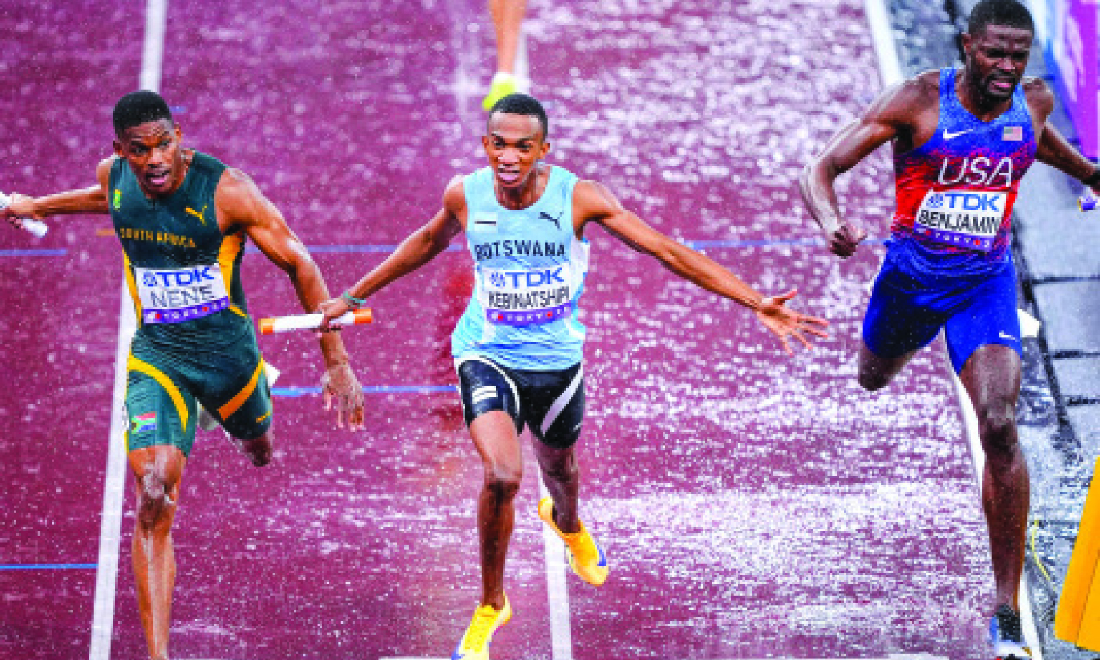 Botswana claims historic men’s 4x400m relay gold in rainy Tokyo