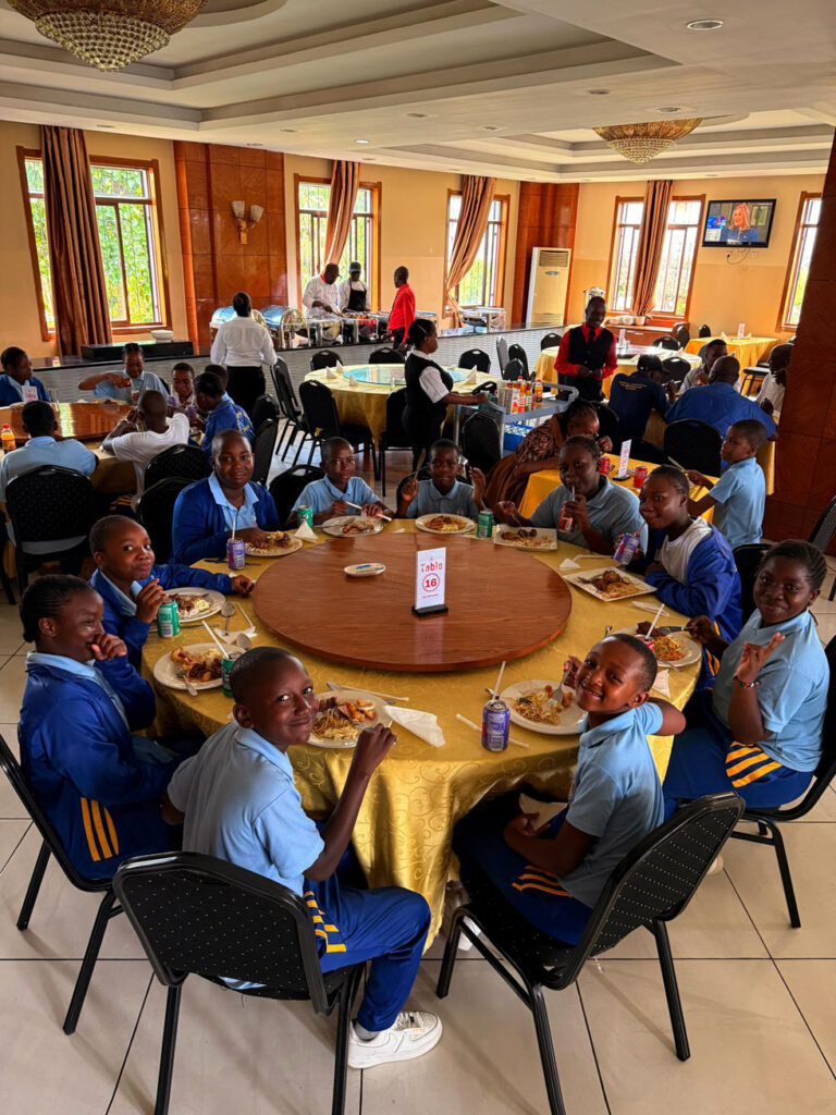 Cross Kopje Junior School provides hot meals during lunch, prepared by their experienced chefs