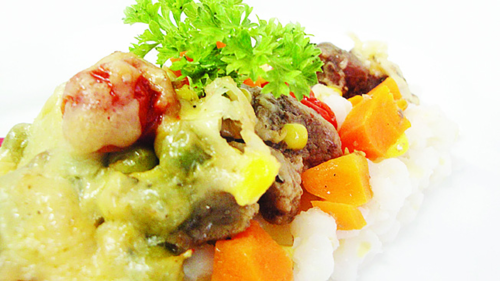Vegetable and lamb casserole