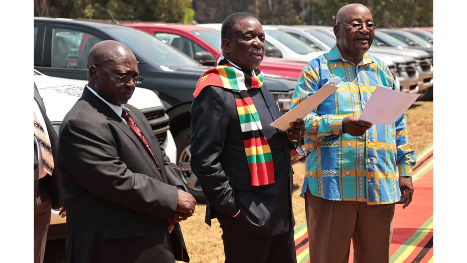 President Mnangagwa distributes first batch of 30 vehicles earmarked for Zanu PF Central Committee members