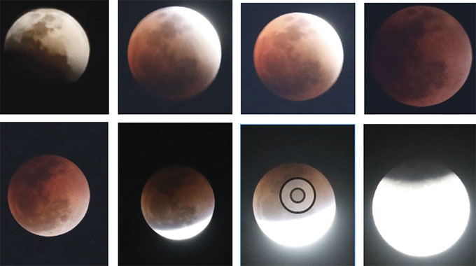 Lunar eclipse in pictures . . .