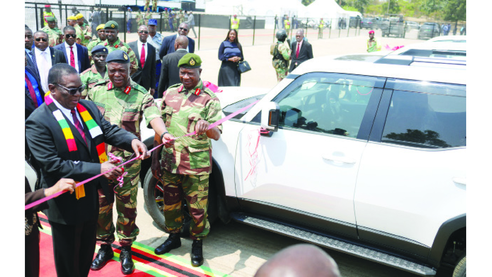 ‘Enhancing ZDF welfare a priority’ . . . President hands over 102 vehicles