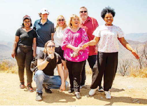 The Germany buyers pose for photograph with local tourism officials