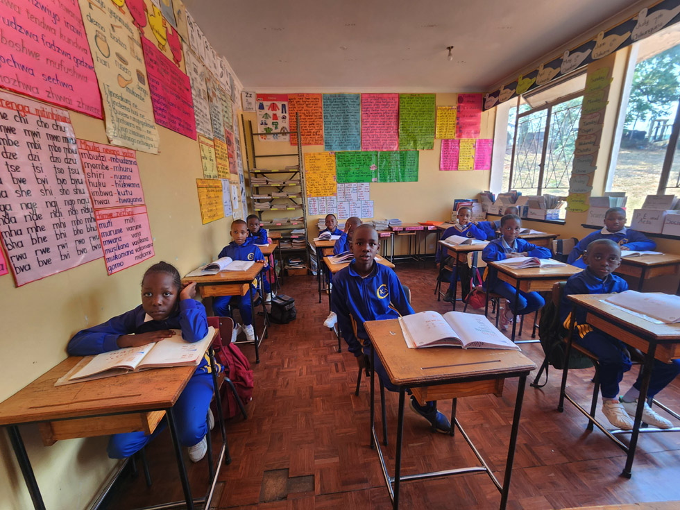 The school maintains a maximum of 20 learners per classroom, allowing teachers to conduct one-on-one sessions with each learner