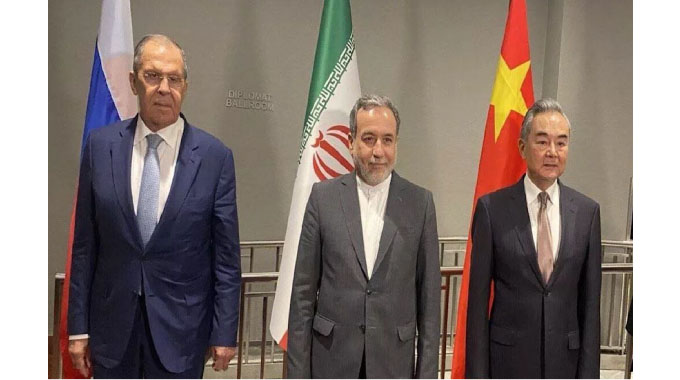 Joint letter by the foreign ministers of Iran, China and Russia