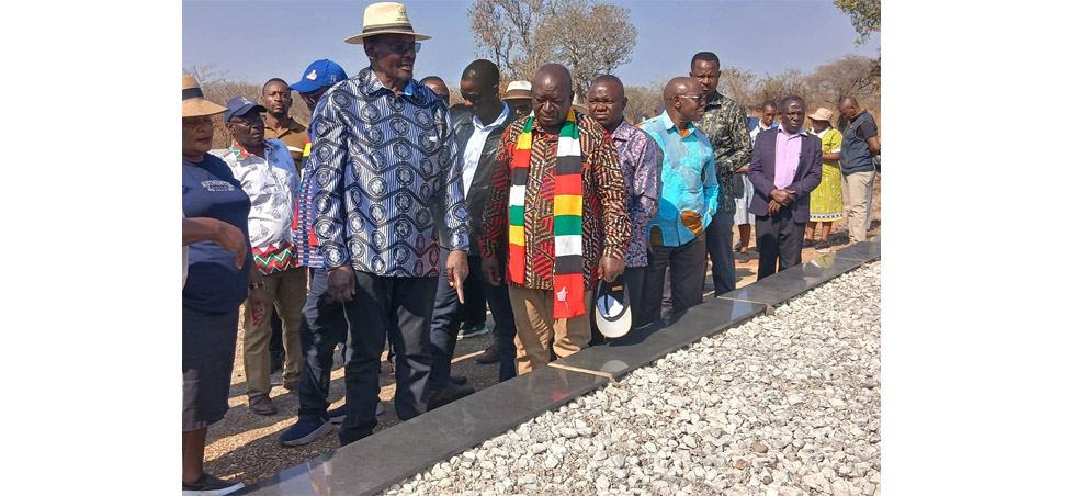 Vice President Cde Kembo Mohadi touring the Chimoio Liberation War Shrine recently as part of his visit to similar shrines in the Frontline States