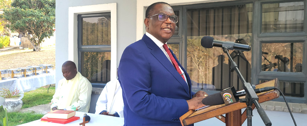 Vice President Chiwenga addresses the millennials in Nyanga last Saturday