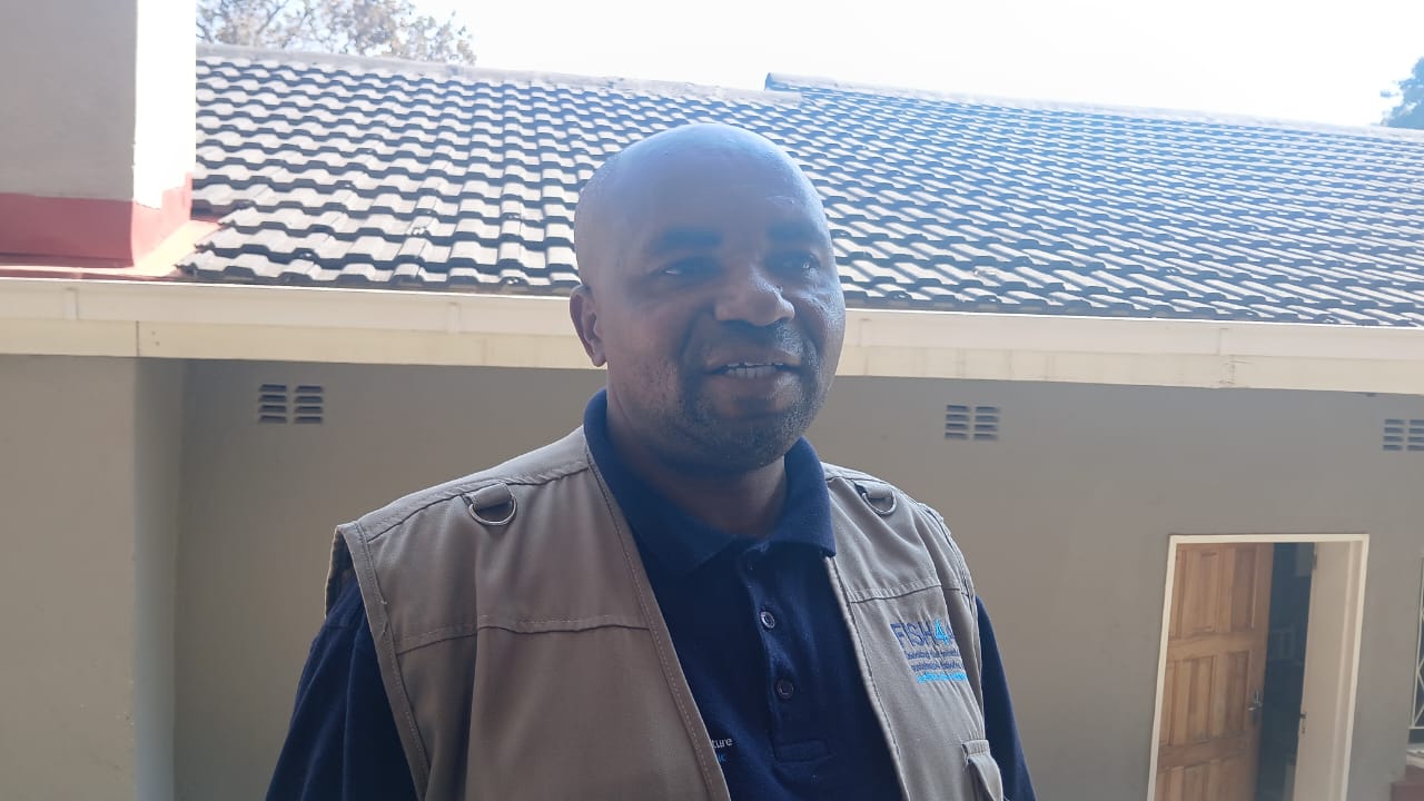Fish4 ACP's project coordinator Mr Paul Mwera