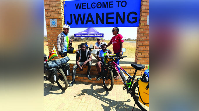#RoadToNigeria: Zimbabwean cycling couple rolls into Jwaneng
