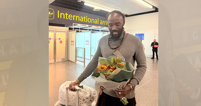 Chief Dakamela arrives in the UK ahead of belated King Mzilikazi Day celebrations