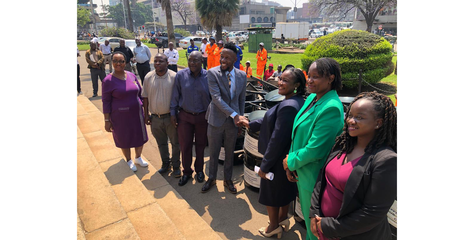 Harare’s litter crisis: Mayor calls for collaboration Upper Manyame Sub-Catchment Council donates bins