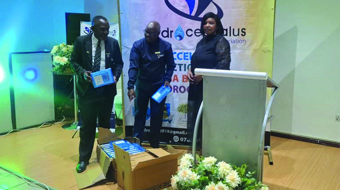 Short in the arm for children with hydrocephalus. . . Mpilo receives life-saving shunt donation