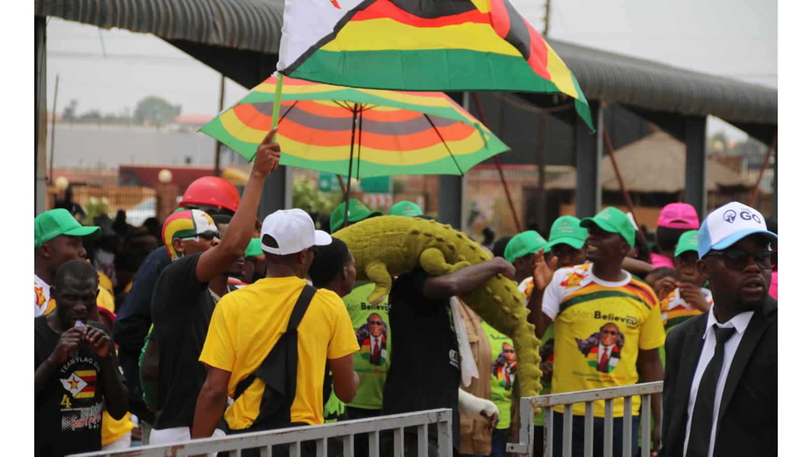The crowd welcomed His Excellency, President Mnangagwa .- Pictures: Charles Muchakagara