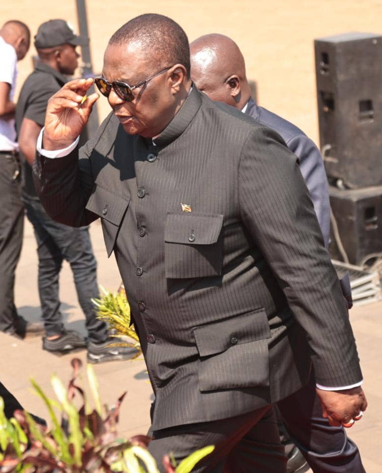 Vice President Dr Constantino Chiwenga at the national shrine