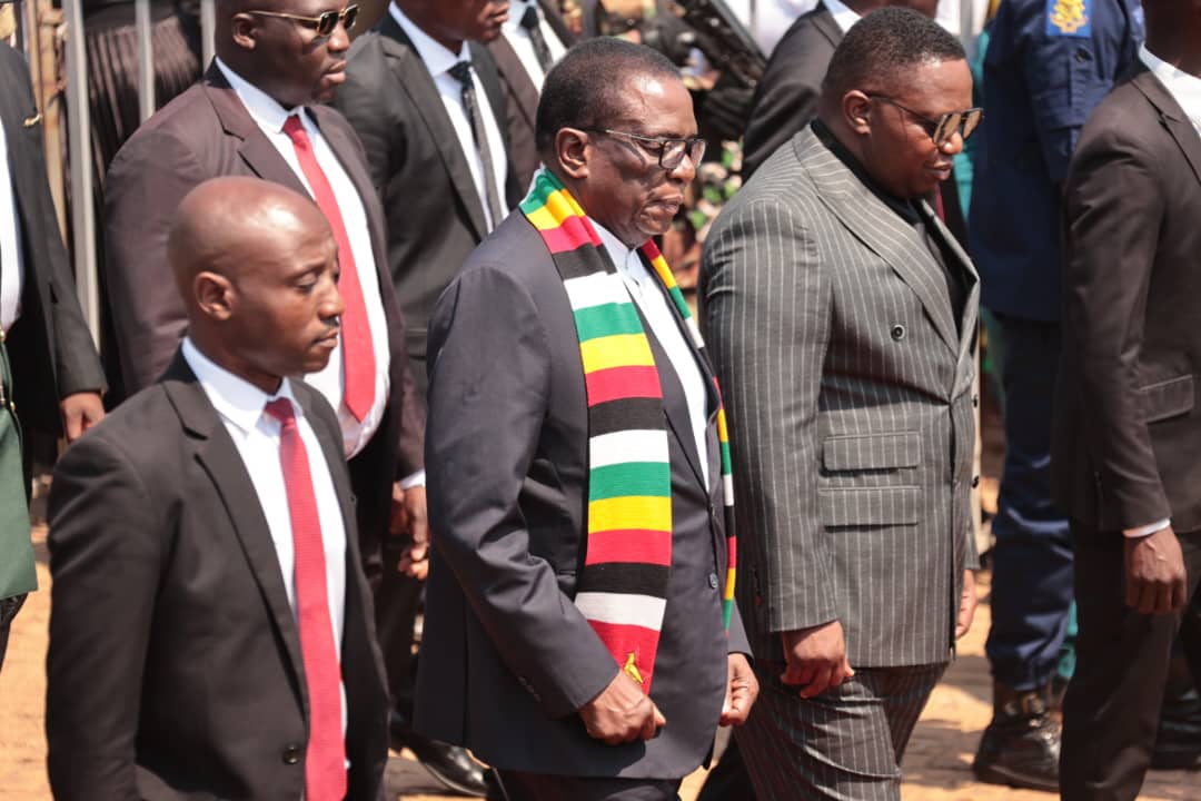 President Mnangagwa at the national shrine