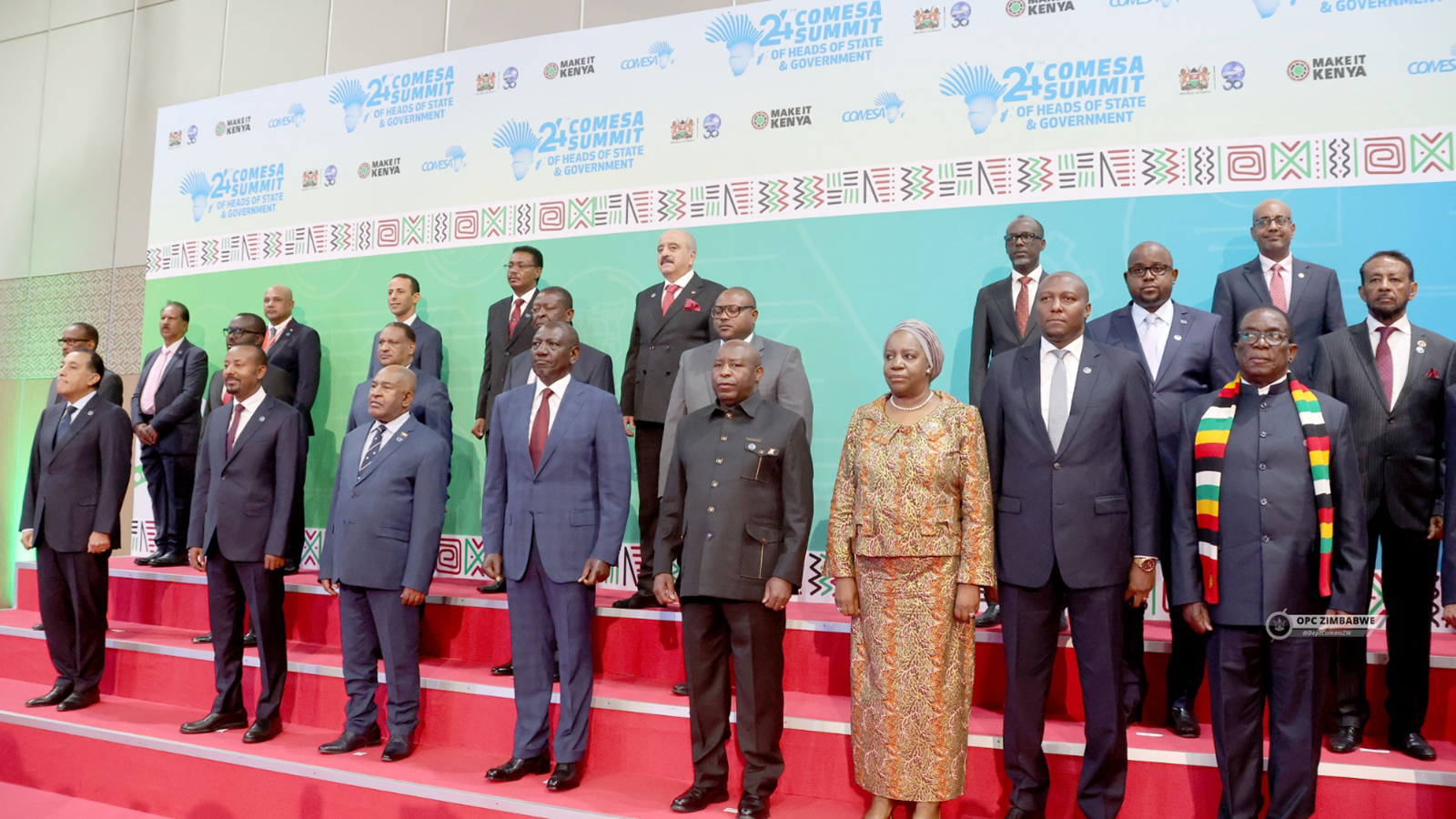 Group photo of COMESA Heads of State marks the start of the proceedings