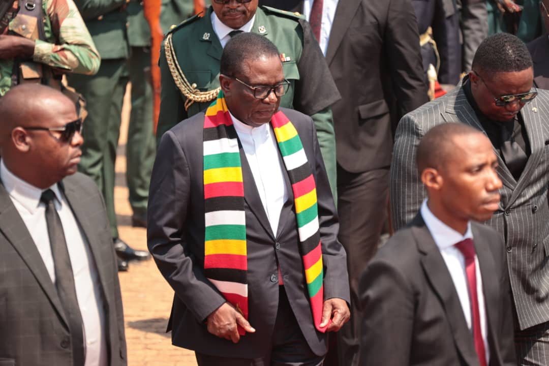 President Mnangagwa at the national shrine