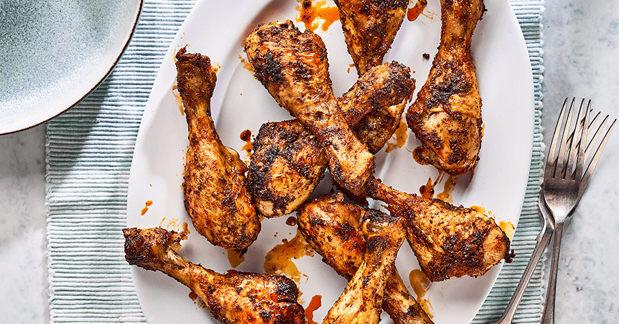 Flavourful chicken drumsticks