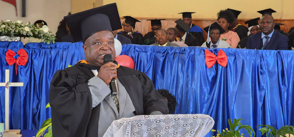 Hartzell head Mr Leonard Mutibu