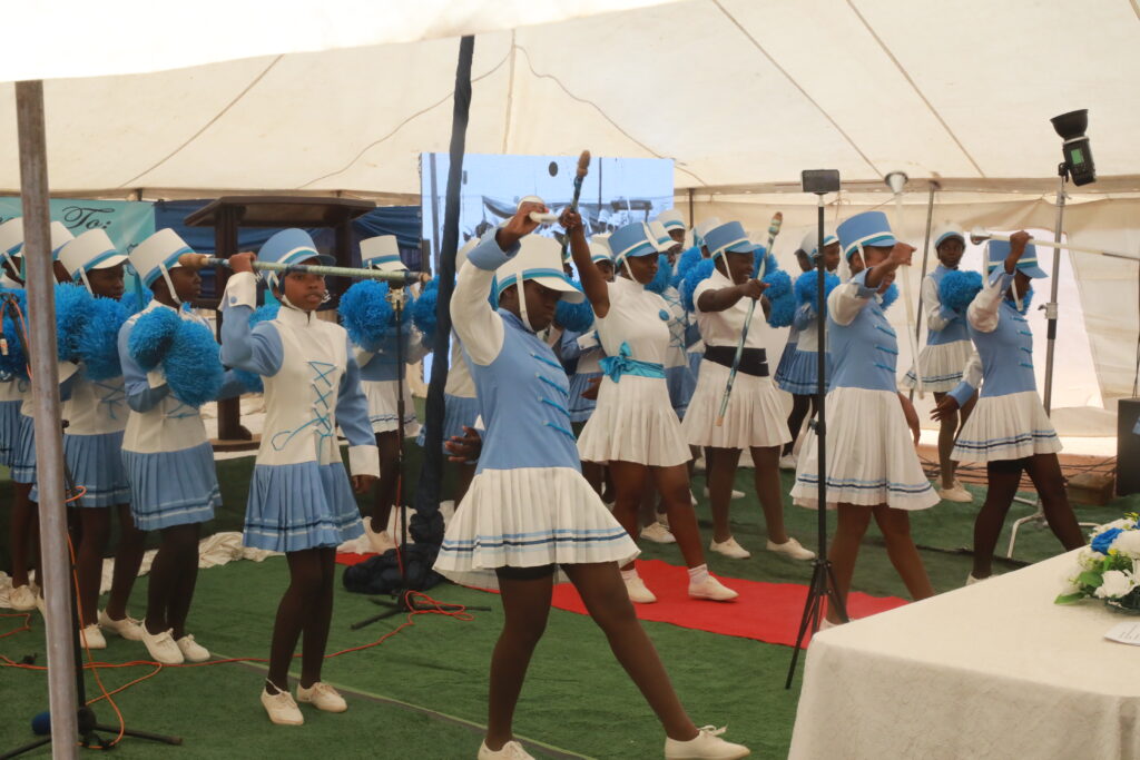 Ingwalo Sec School Speech and Prize giving day- The new school banner,
