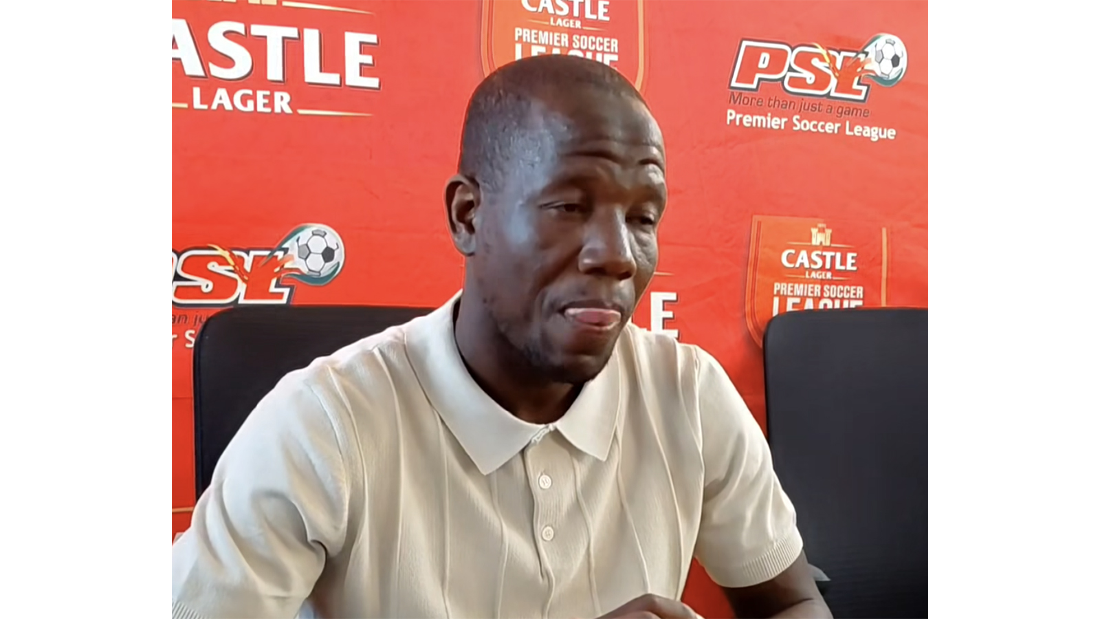 I’m truly sorry — Chiragwi . . . He faces heavy sanctions from Premier Soccer League
