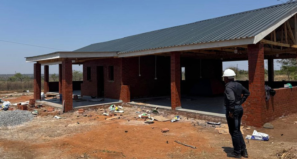 The new shed that accommodates over 200 delegates with a separate VIP section