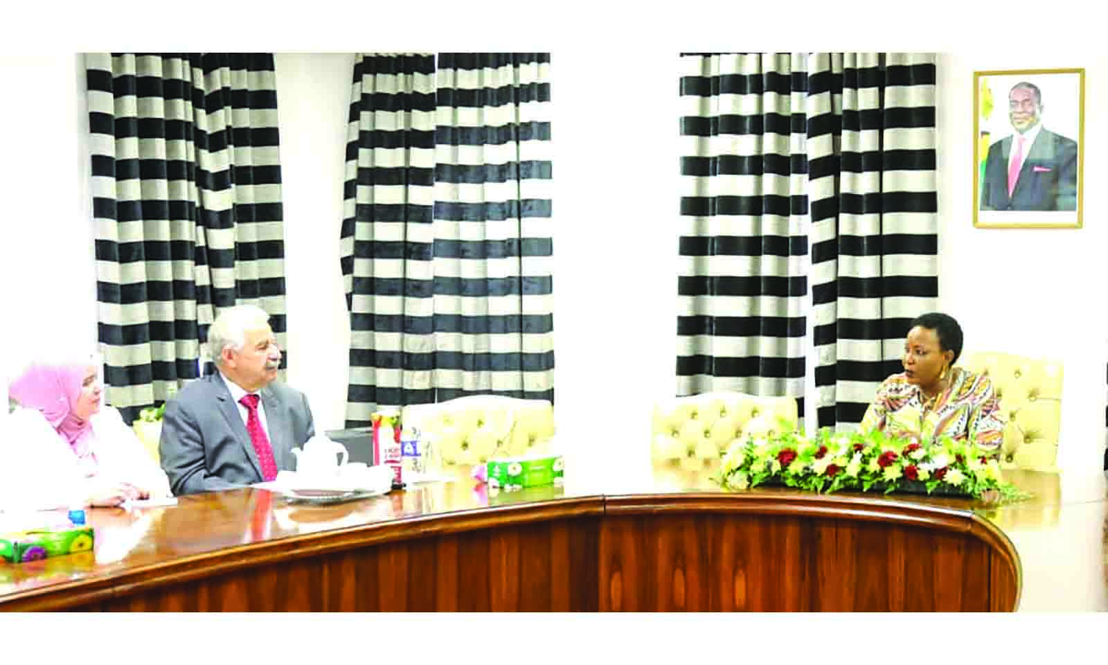 Algerian Ambassador pays courtesy call on First Lady