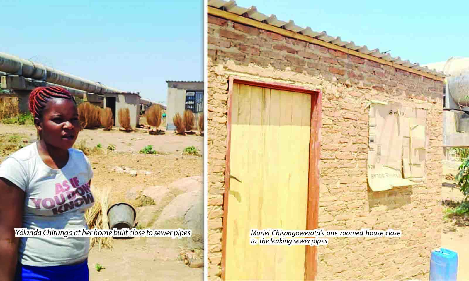 Cholera looms as families settle on sewer pipes