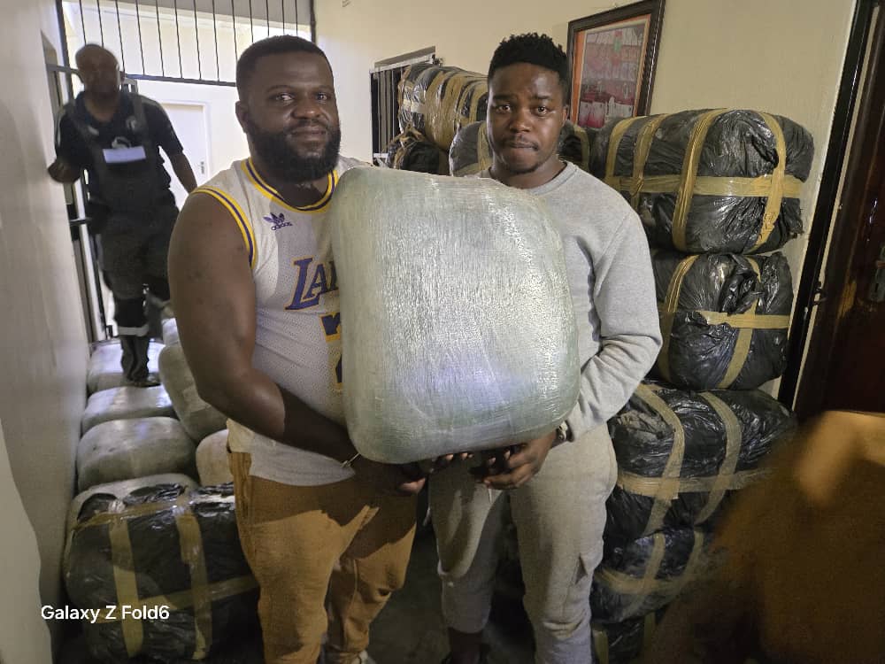 Two soccer players nabbed with nearly a tonne of mbanje
