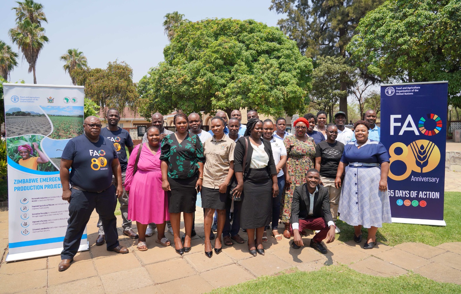FAO and partners chart path to sustainability for Zimbabwe’s Emergency Food Production Project