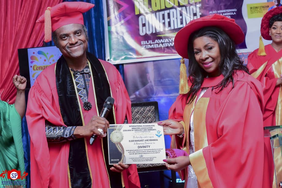 Mai Mwamuka honoured with doctorate for gospel ministry