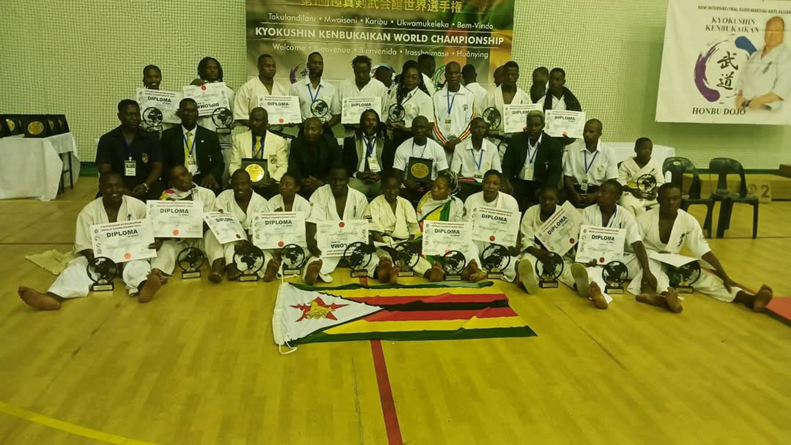 Zim karatekas impress in Zambia