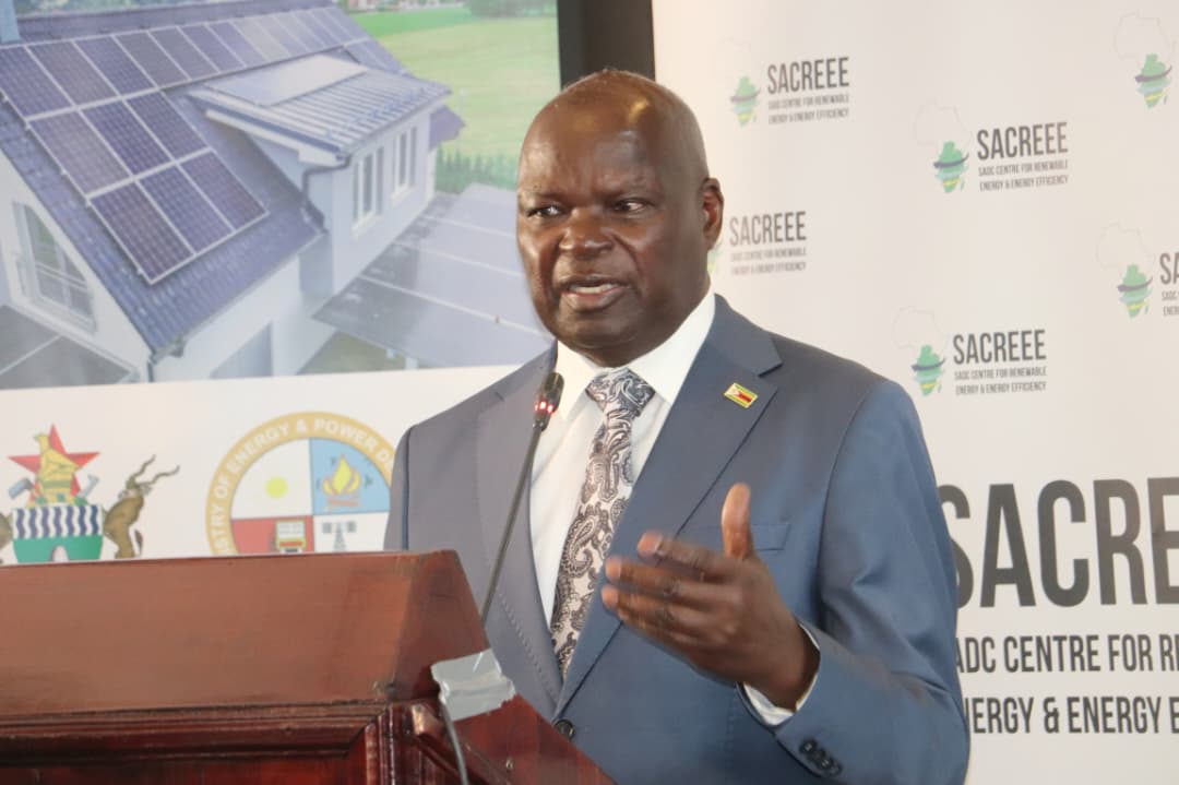 Energy and Power Development Minister July Moyo officiates at the launch press conference for the 2026 Southern African Development Community (SADC) Sustainable Energy Week in Harare today.📷Esther Mushove
