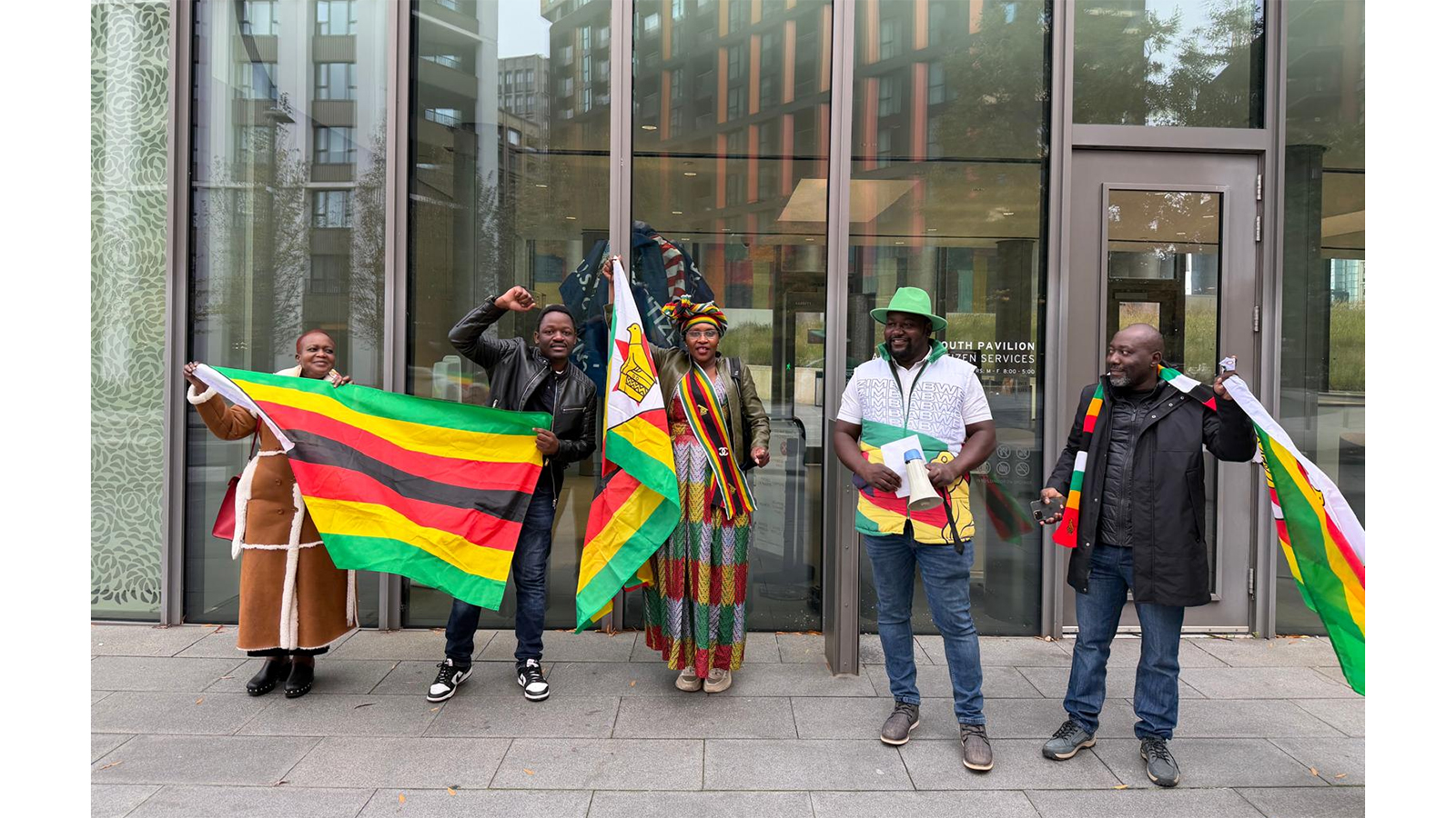 Zimbabweans in UK deliver anti-sanctions petition to US Embassy