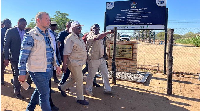 Vice Presidenmt Chiwenga pledges to prioritise water projects to boost development in Matabeleland South