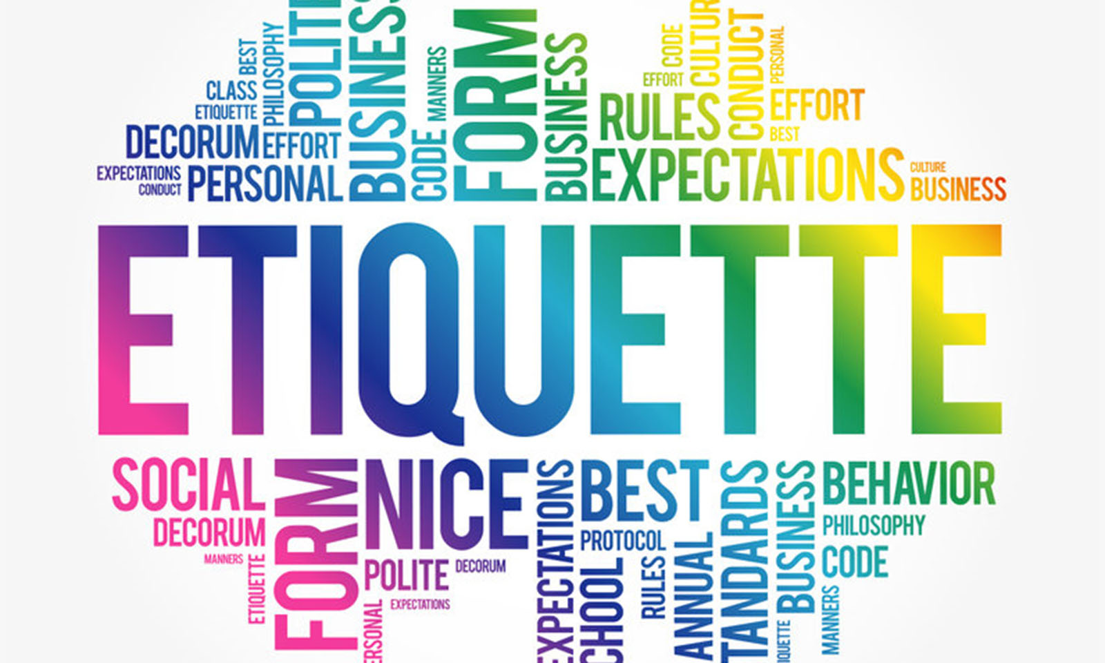 Etiquette resolutions, wardrobe reset