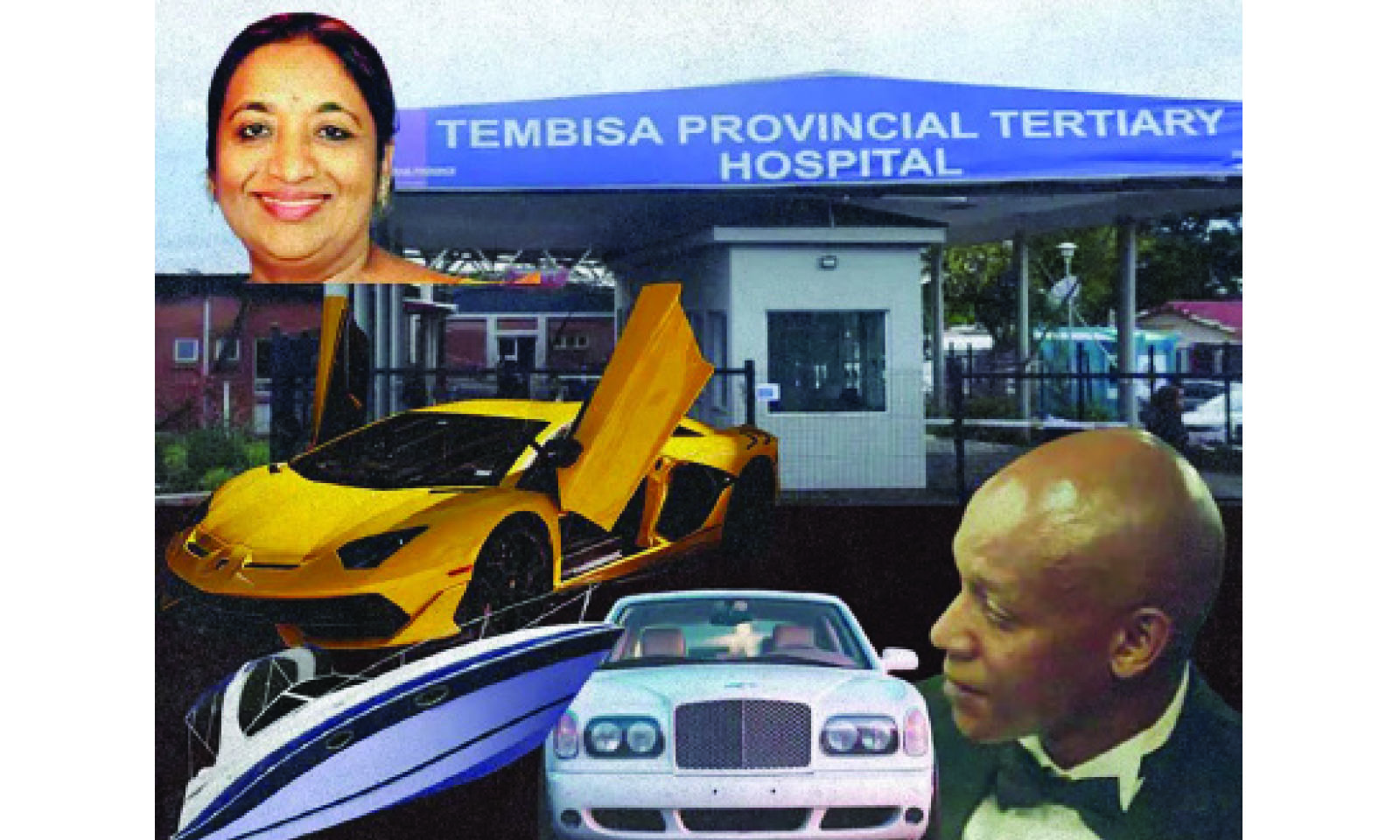 FOUR LAMBORGHINIS, A BENTLEY CONTINENTAL GT, LUXURY HOMES SEIZED IN R370M HOSPITAL FRAUD